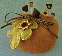 Pumpkin Spice Pincushion 